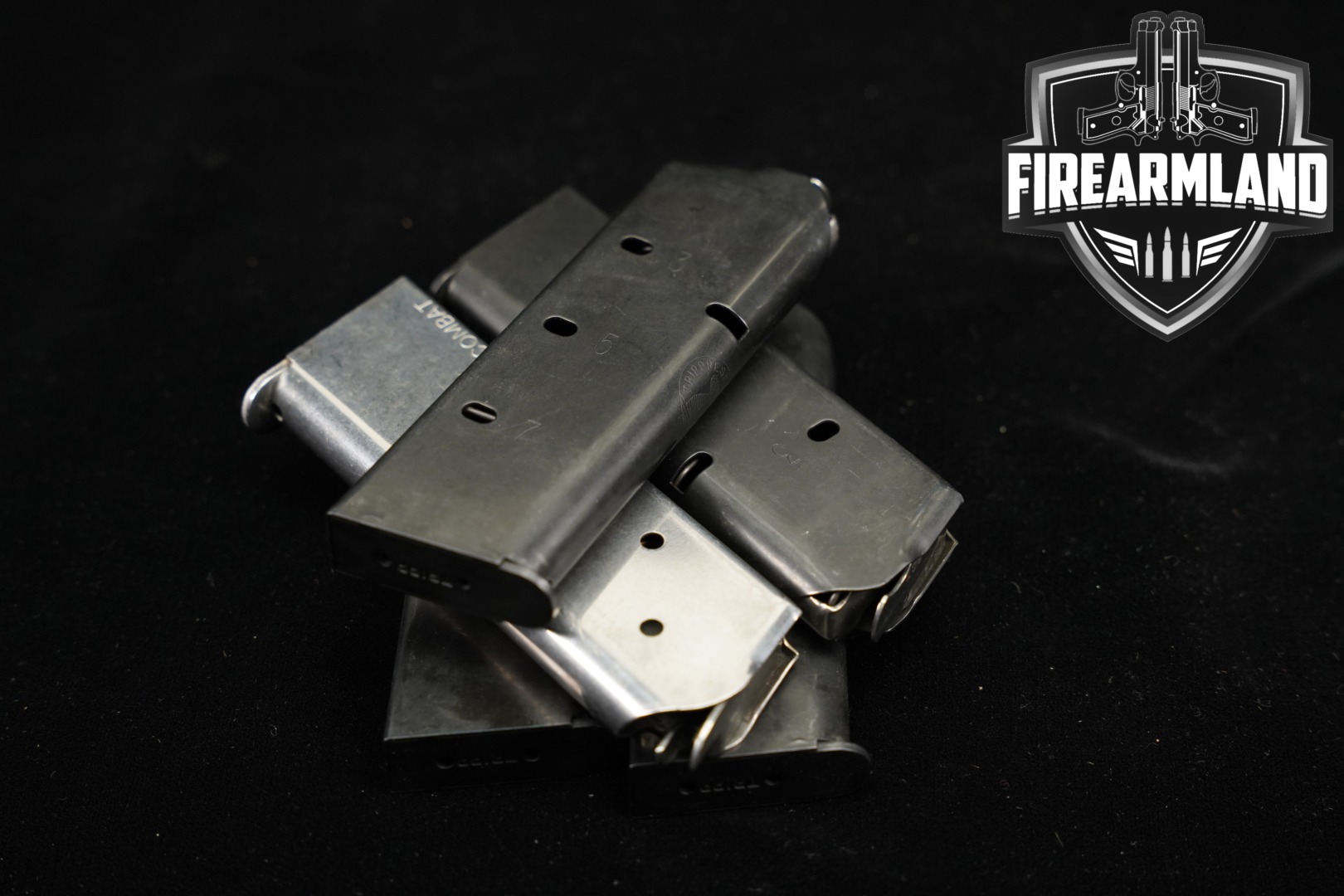 Multiple Manufacturers FIVE (5) 1911 7 Round Magazines .45 ACP in Very Good Condition Thumbnail
