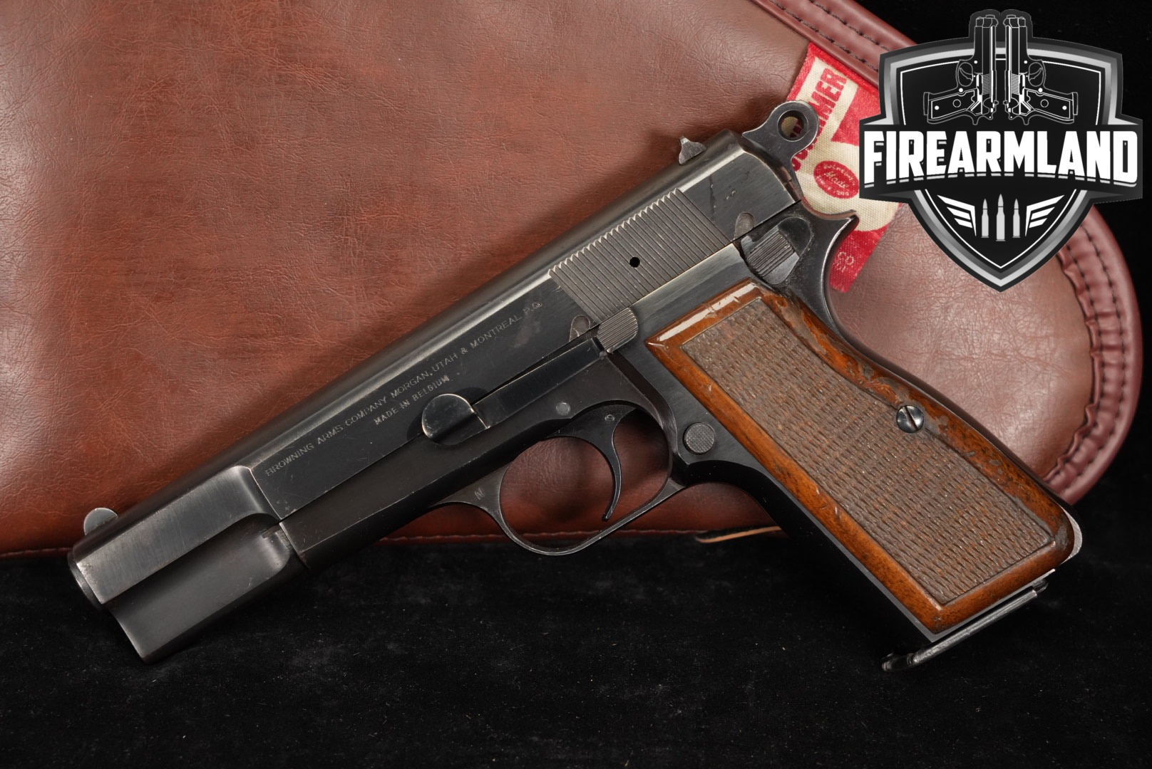 1968 Browning Hi-Power T-Series 9mm 4.625" Blued High BHP-img-0