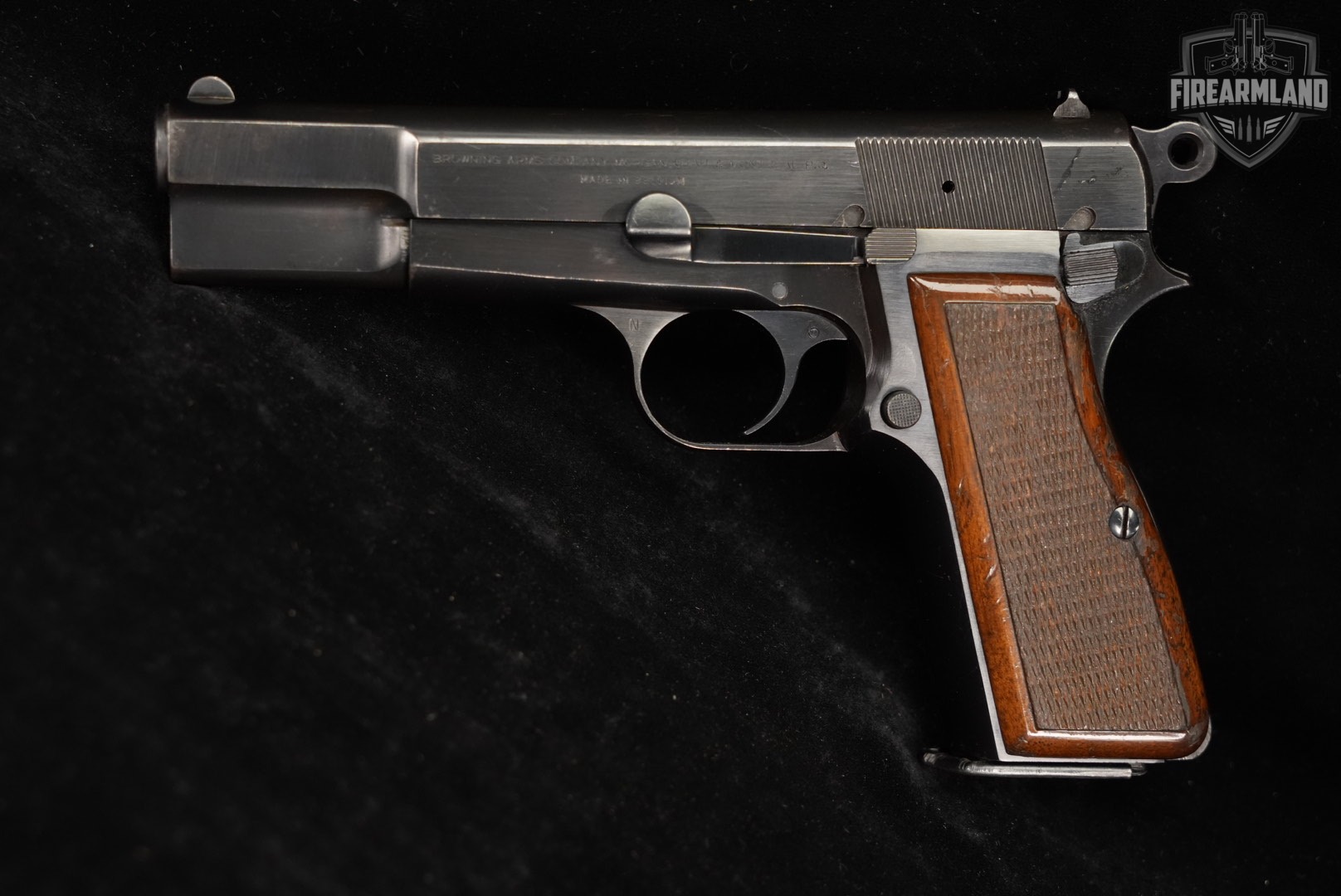 1968 Browning Hi-Power T-Series 9mm 4.625" Blued High BHP-img-3