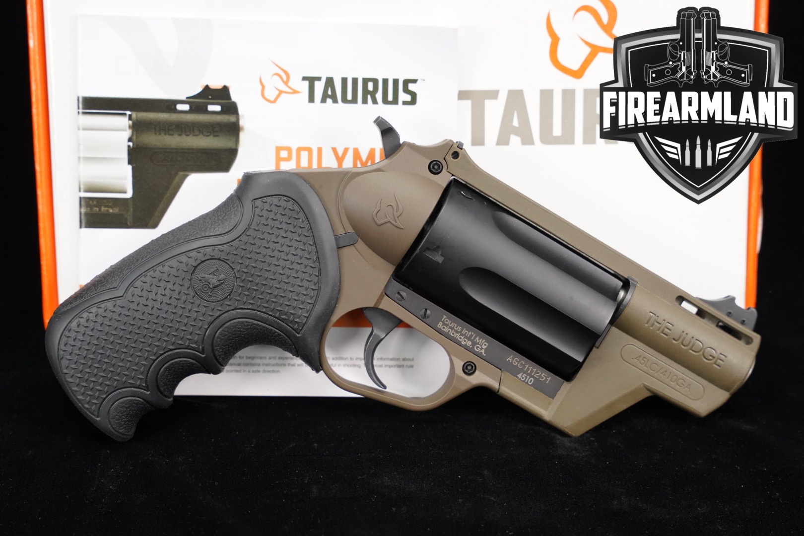 Taurus Judge Public Defender Poly .45 LC/.410 Patriot Brown in Very Good Condition Thumbnail