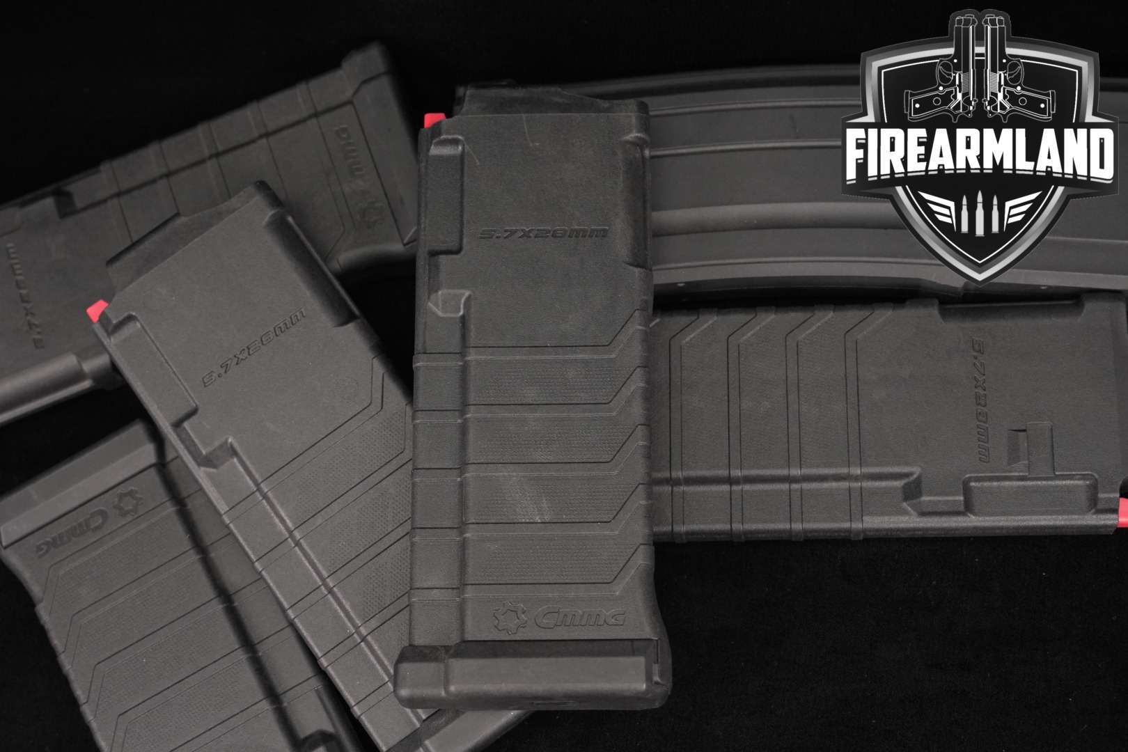 CMMG SIX (6) 5.7x28 AR15/M4 Pattern Conversion Magazines 5.7X28mm in Very Good Condition Thumbnail