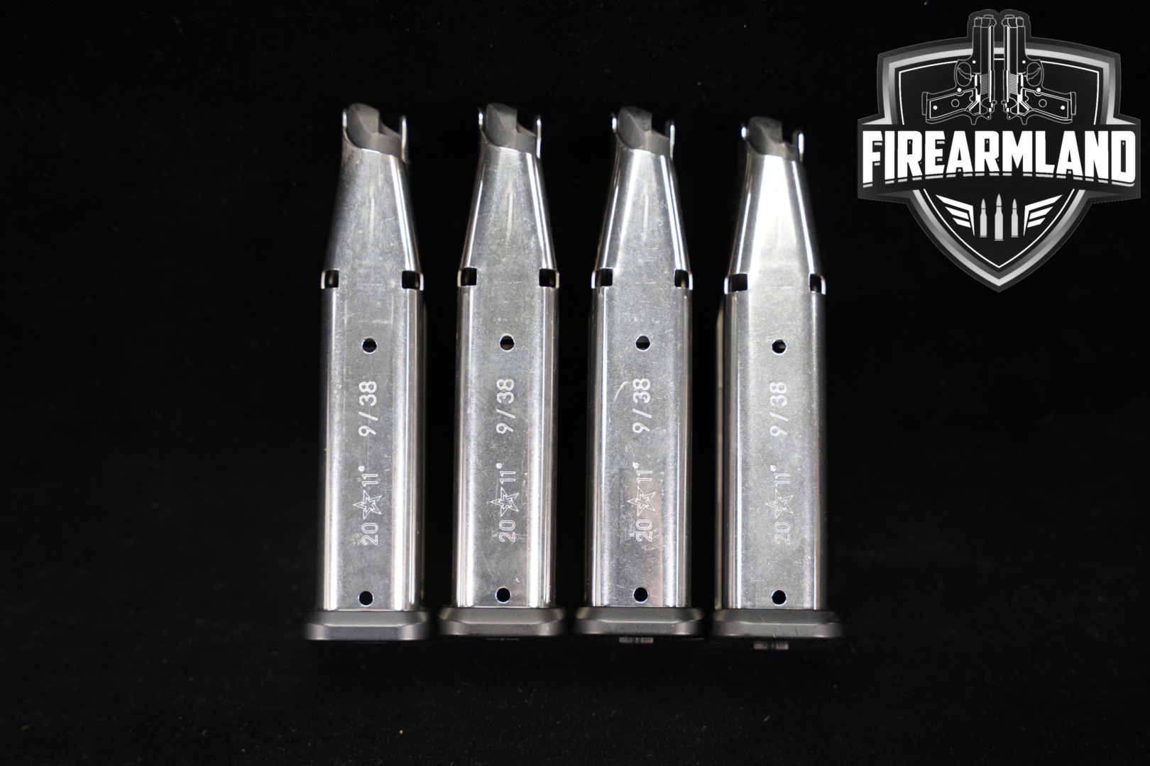 Staccato (STI) FOUR (4) 2011 G3 16-Round Magazines 9mm/38 Super 9mm Luger / .38 Super in Very Good Condition Thumbnail
