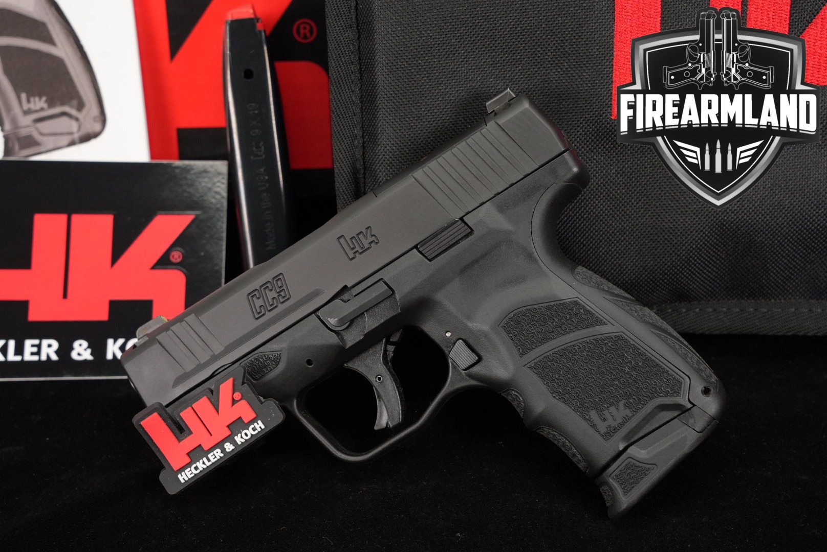 Heckler & Koch (H&K, HK) CC9 Optics-Ready 9mm Luger Black in Very Good Condition Thumbnail