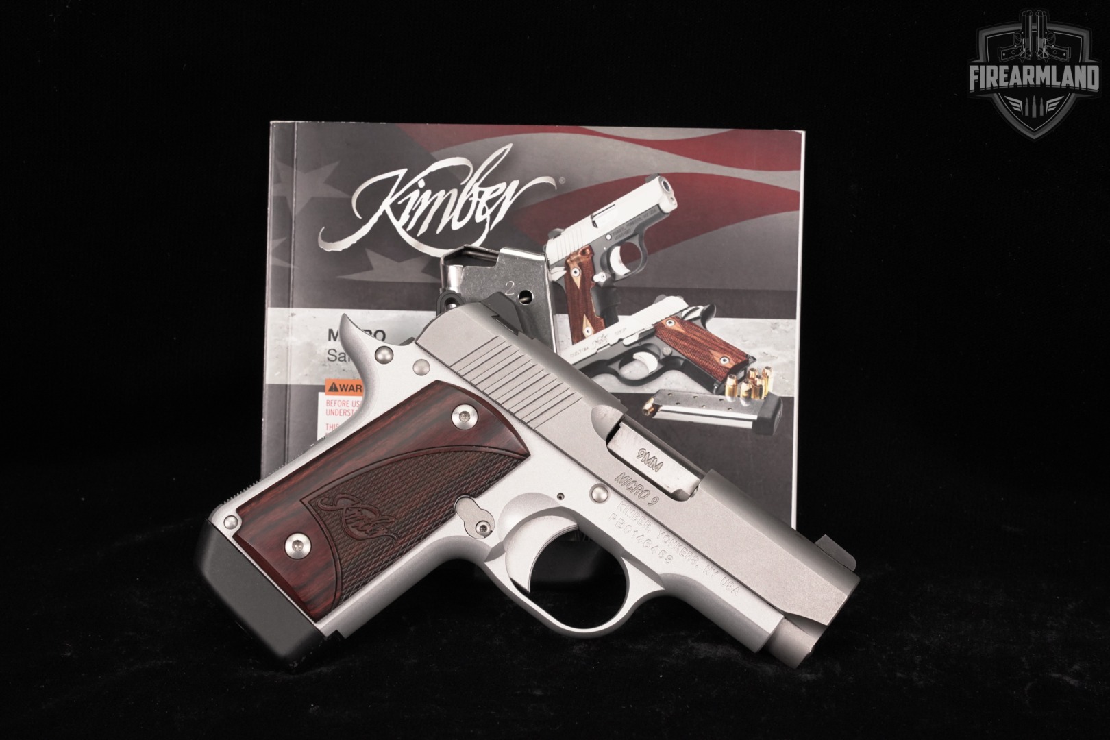 Kimber Micro 9 Stainless 9mm 1911 3.15 Satin Silver Micro9 +2 MAGS-img-2