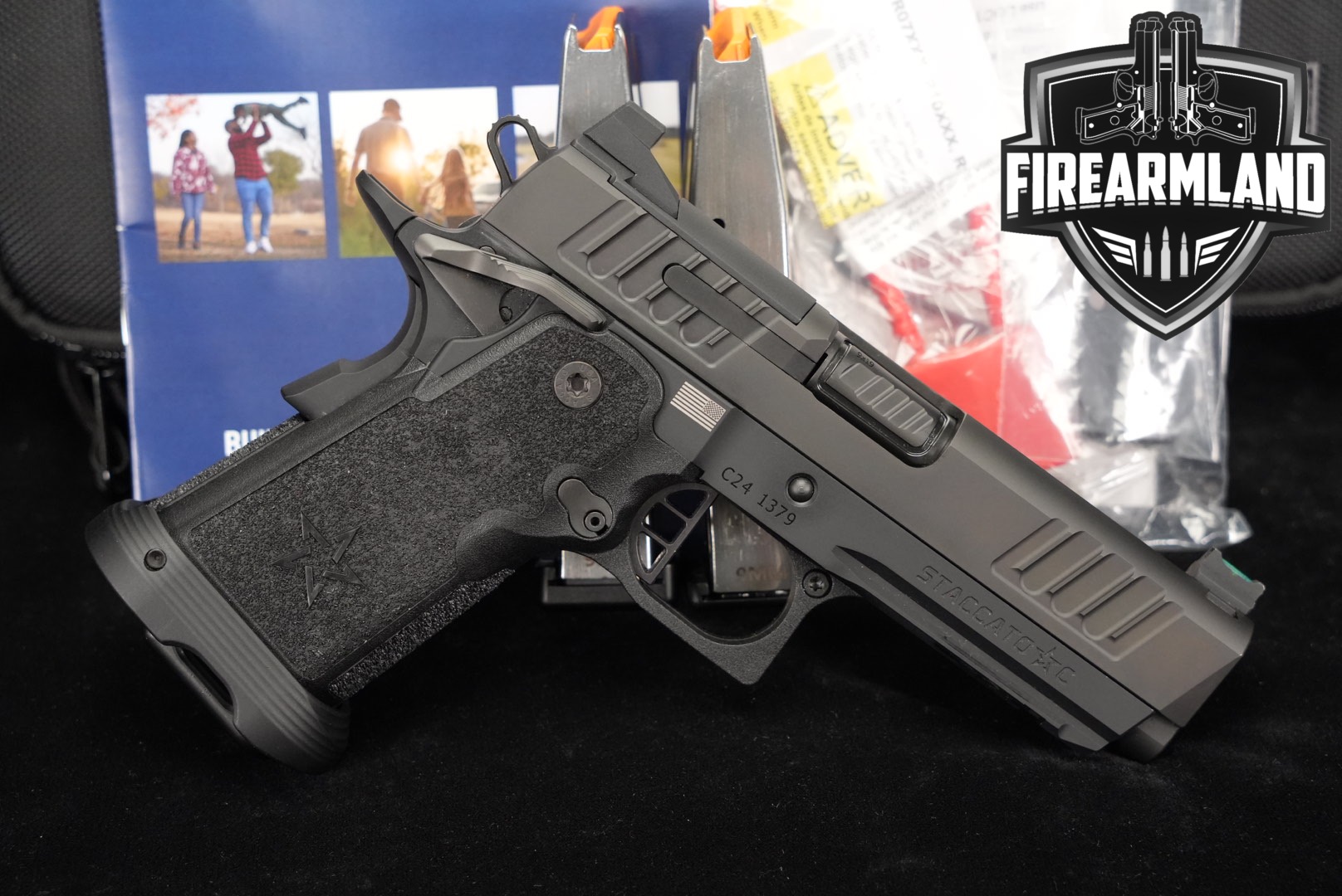 Staccato C2 9mm 4" Stainless STI 1911 2011 +3 MAGS & ORIG CASE-img-0