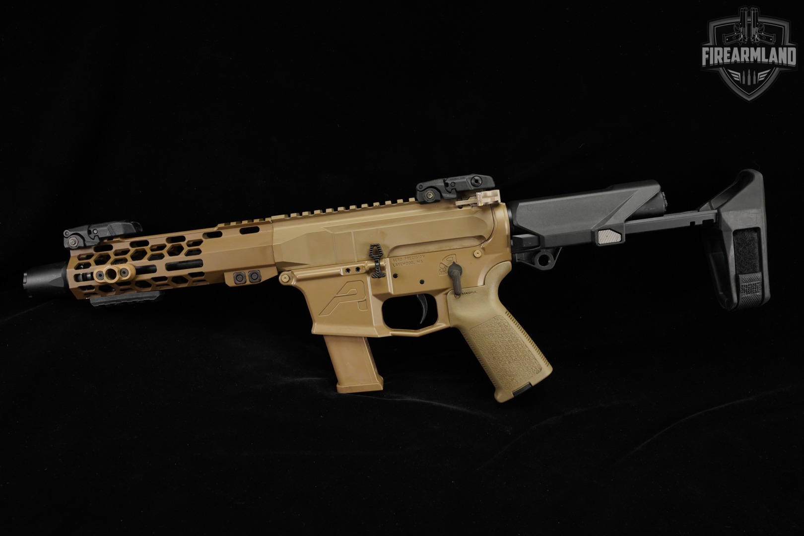 Aero Precision EPC-9 9mm AR9 8.3" FDE PCC SB TAC PDW BRACE AR EPC9 +3 MAGS-img-3