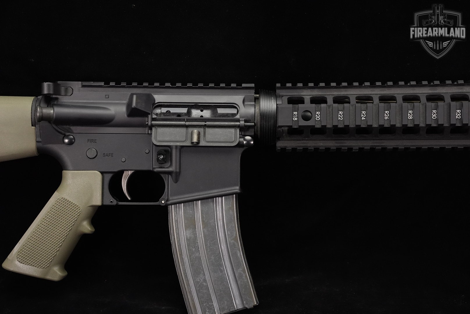PSA PA-15 5.56 NATO AR15 20" Earth Tone PA15 AR Lantac Quad Rail-img-4