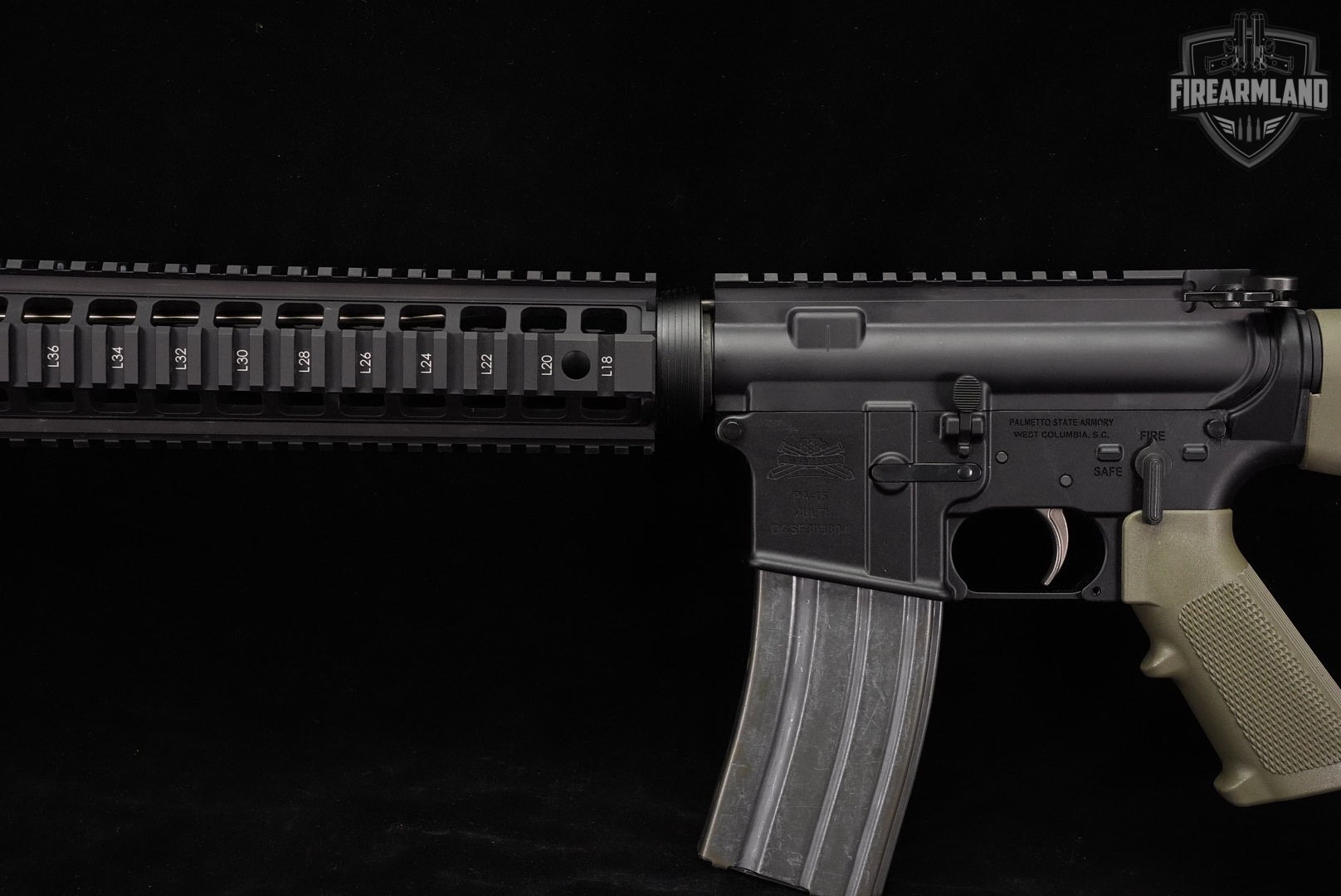 PSA PA-15 5.56 NATO AR15 20" Earth Tone PA15 AR Lantac Quad Rail-img-8