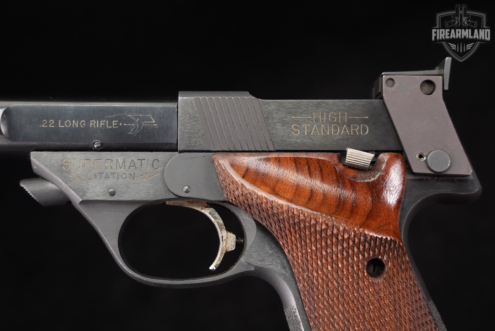 COLLECTOR 1975 High Standard Supermatic Citation Military 22 LR +2 MAGS-img-12