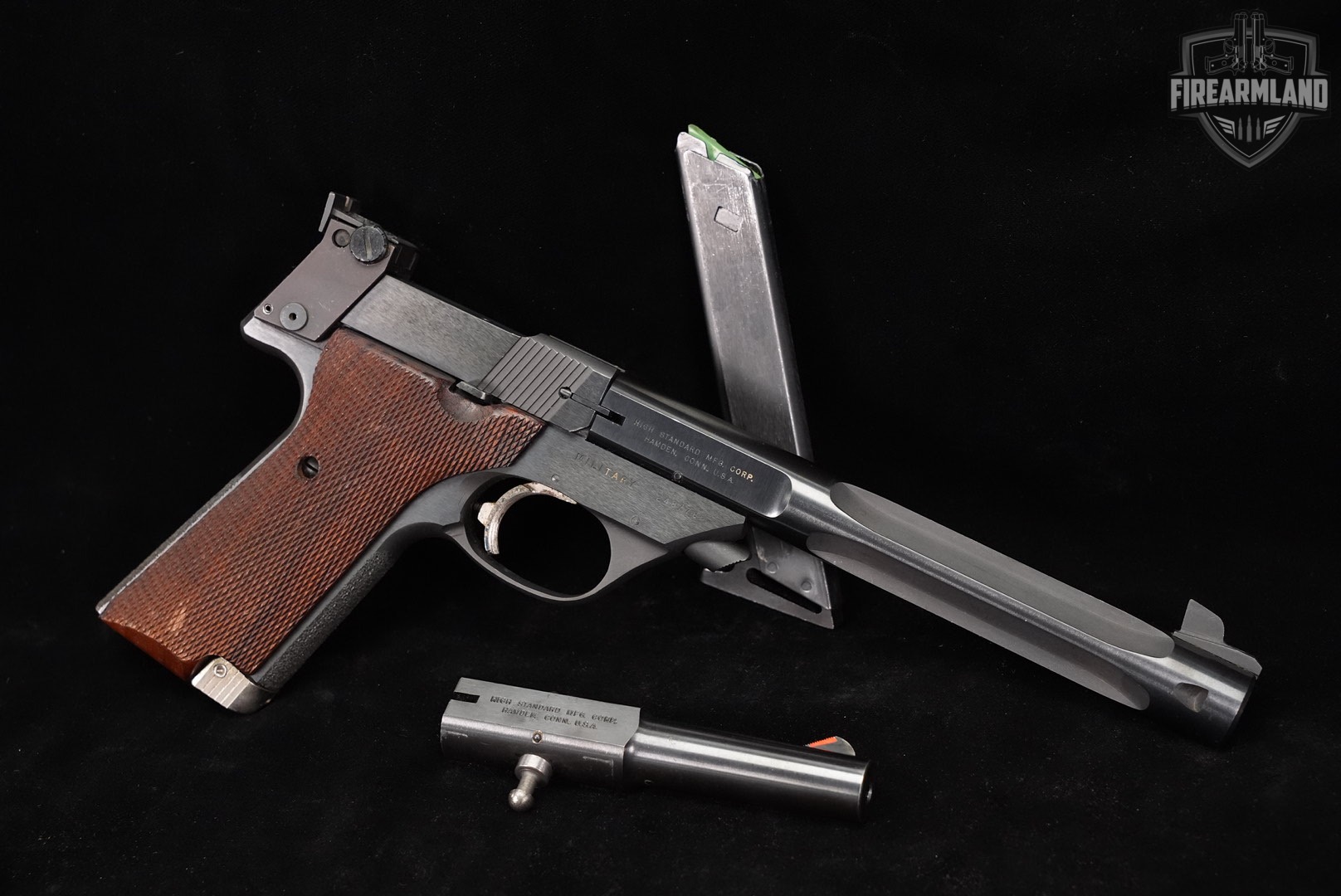 COLLECTOR 1975 High Standard Supermatic Citation Military 22 LR +2 MAGS-img-2