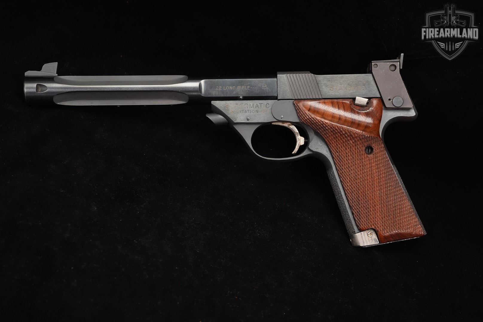 COLLECTOR 1975 High Standard Supermatic Citation Military 22 LR +2 MAGS-img-4