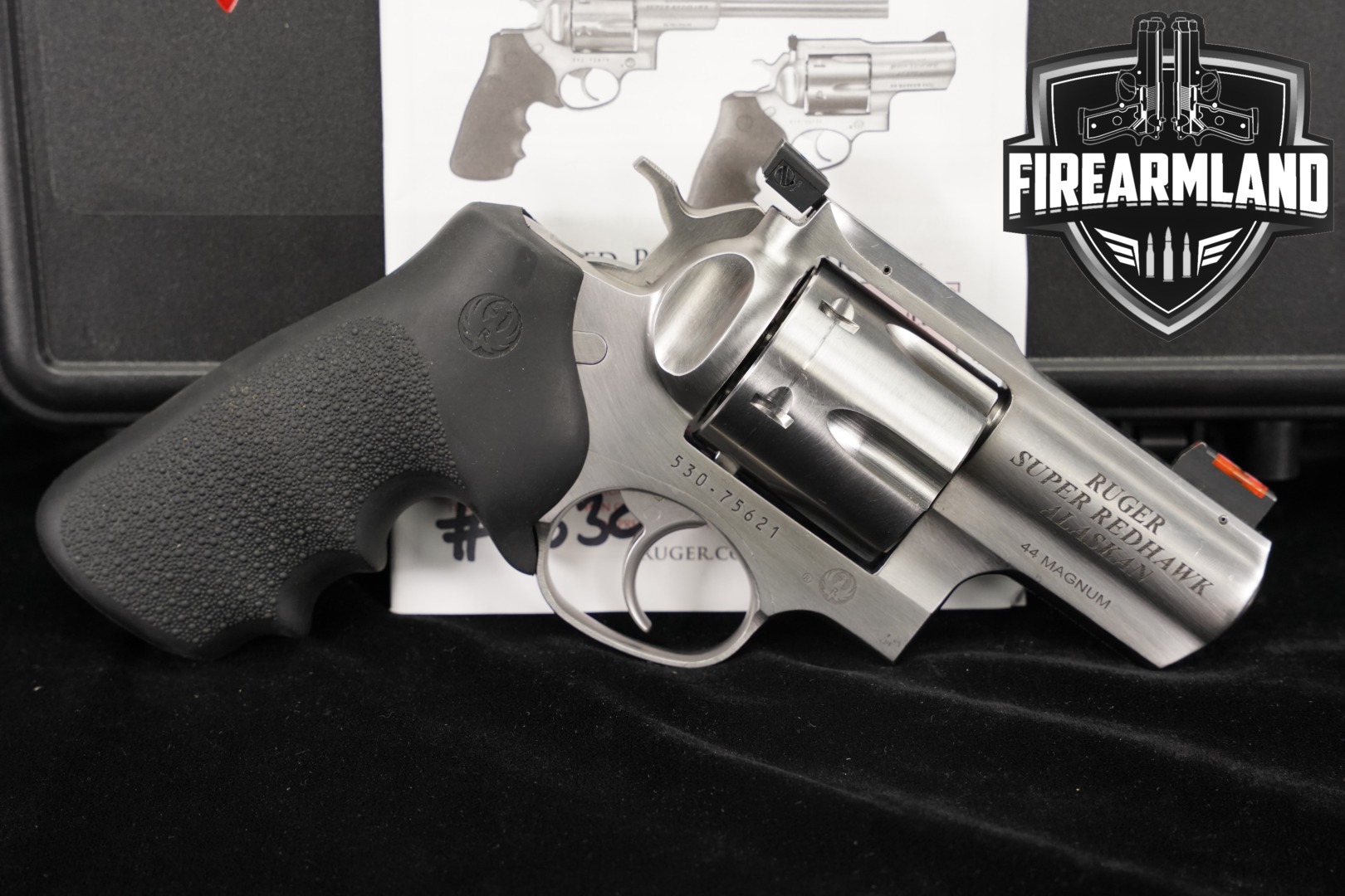 2025 Sturm Ruger Super Redhawk Alaskan .44 Rem Magnum Satin Stainless in Good Condition Thumbnail