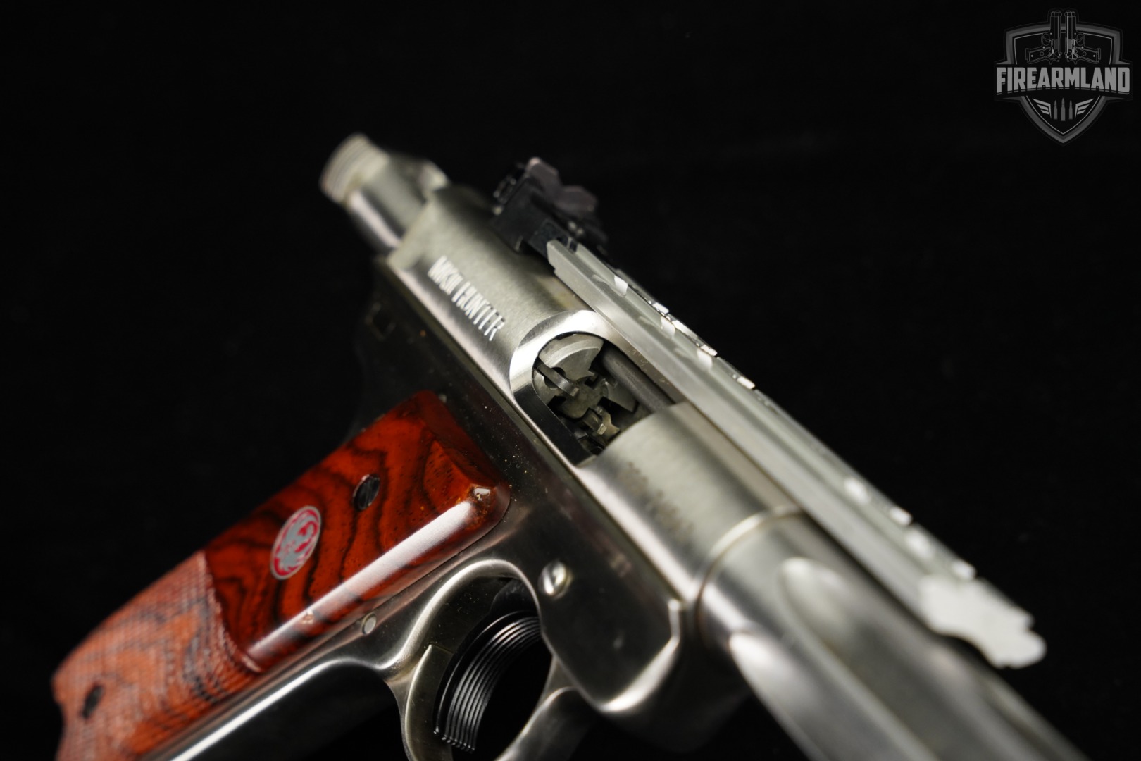 Ruger Mark III Hunter 22LR 6.88" Satin Stainless MK 3 +ORIG CASE-img-11