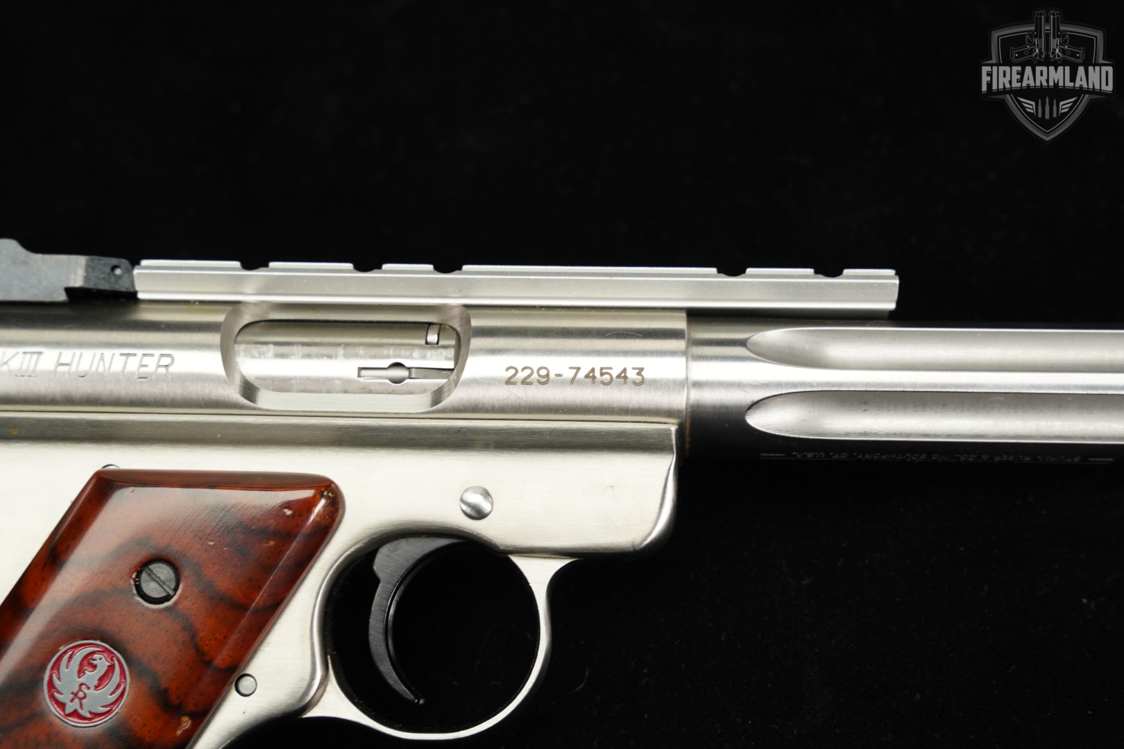 Ruger Mark III Hunter 22LR 6.88" Satin Stainless MK 3 +ORIG CASE-img-14