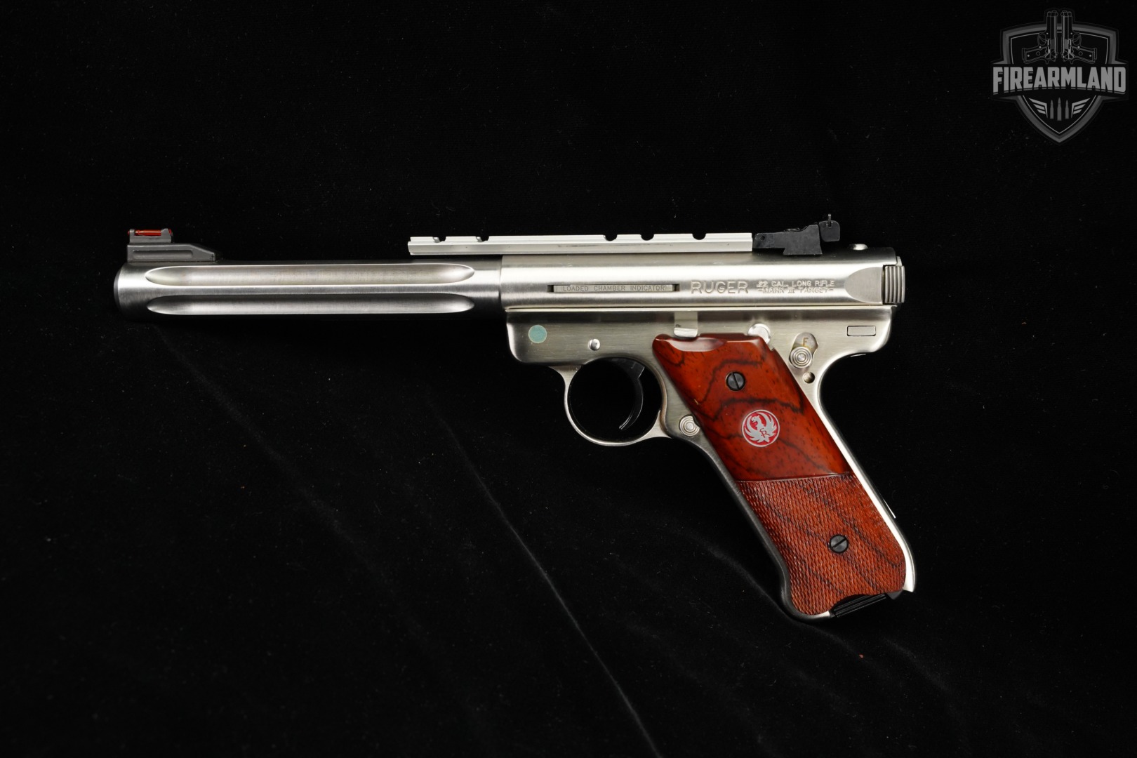 Ruger Mark III Hunter 22LR 6.88" Satin Stainless MK 3 +ORIG CASE-img-4