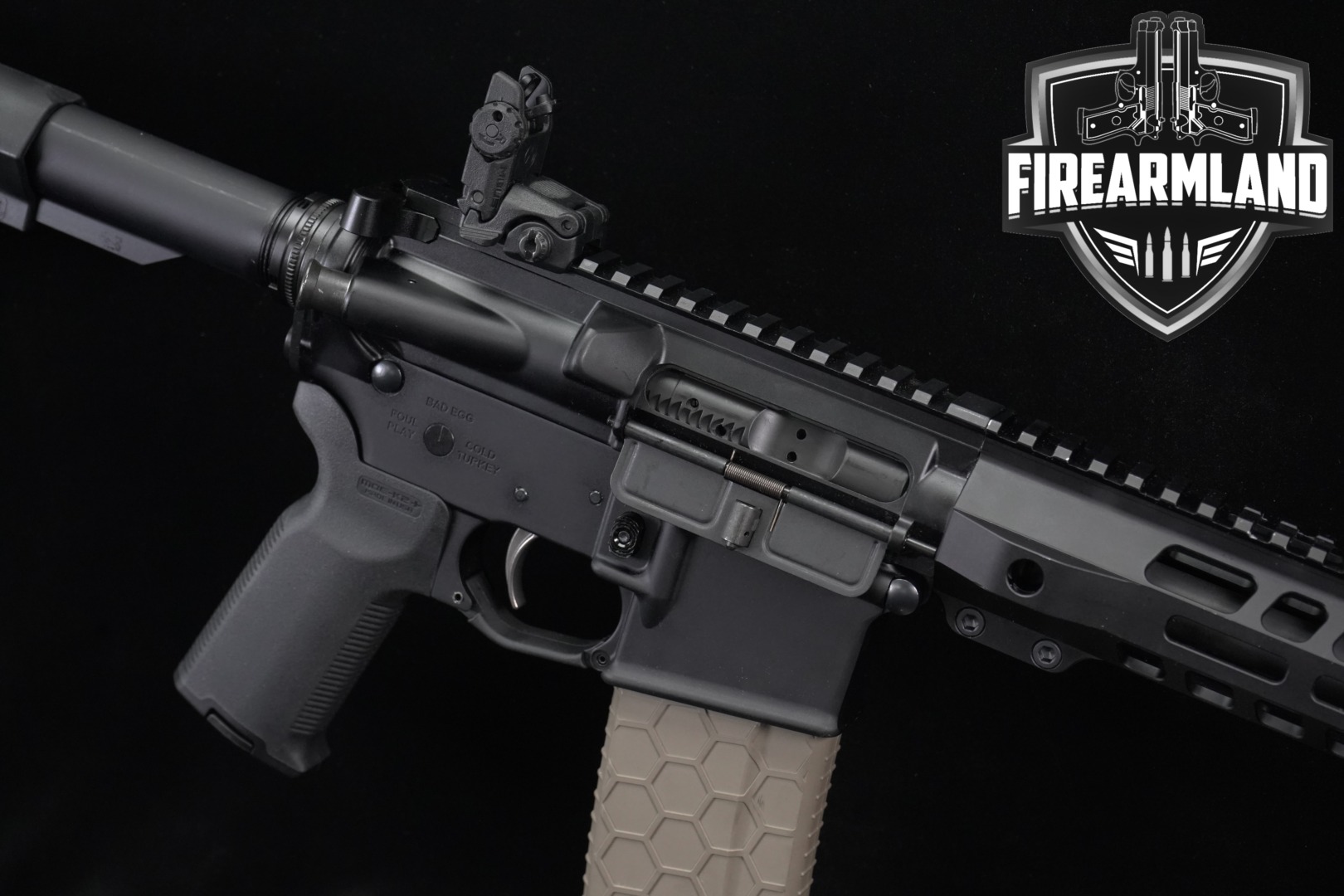 Palmetto State Armory (PSA) MUGSHOT-15 Limited Edition; 11.24.22 5.56mm NATO Black in Good Condition Thumbnail
