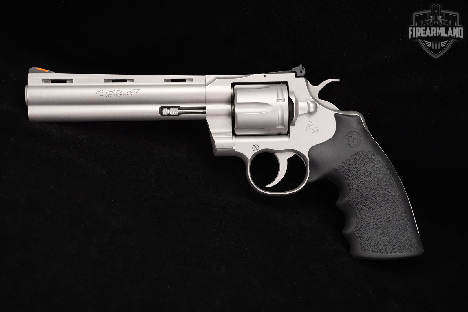 Colt Python 2020 Series 357 Magnum 6" Matte Stainless +ORIG CASE & HOLSTER-img-3