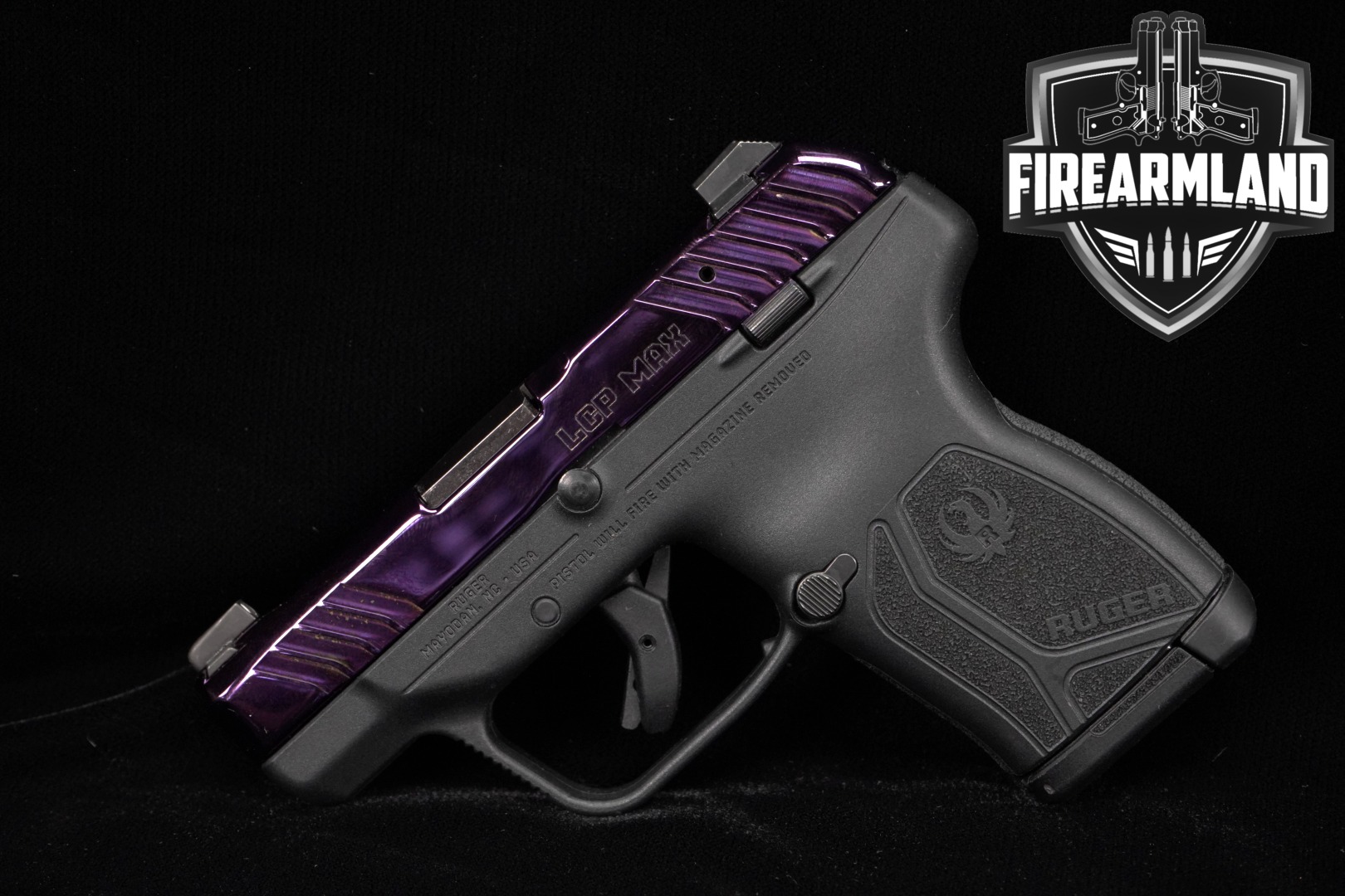 2022 Sturm Ruger LCP MAX Manual Safety .380 ACP Purple in Very Good Condition Thumbnail