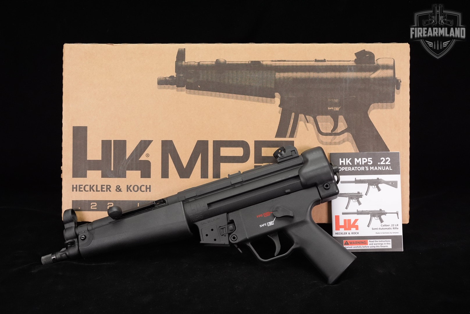 Heckler & Koch MP5 22 Pistol 22LR 9" H&K MP-5 THREADED +ORIG BOX-img-2