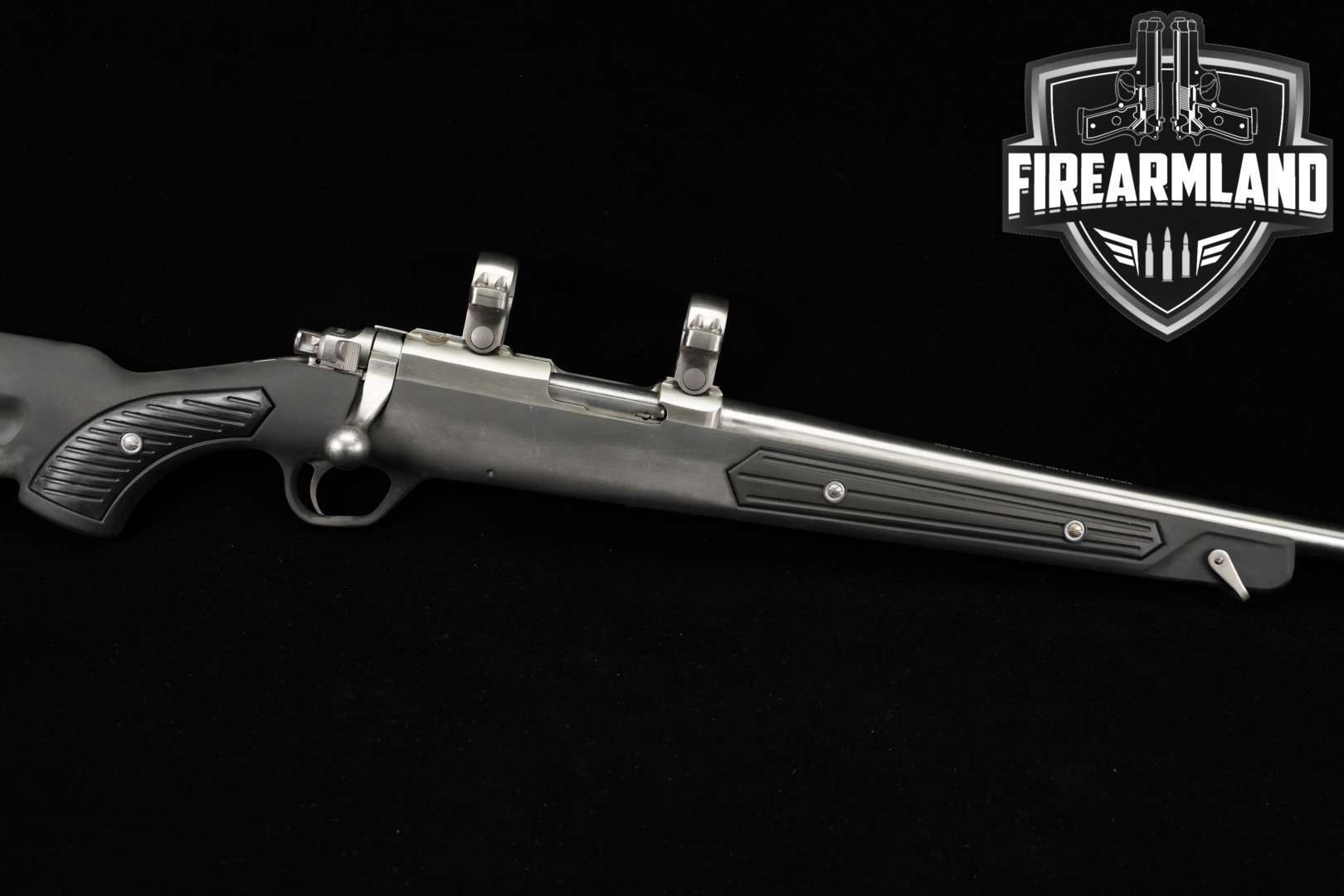 2010 Sturm Ruger 77/17 .17 HMR Stainless & Synthetic in Good Condition Thumbnail