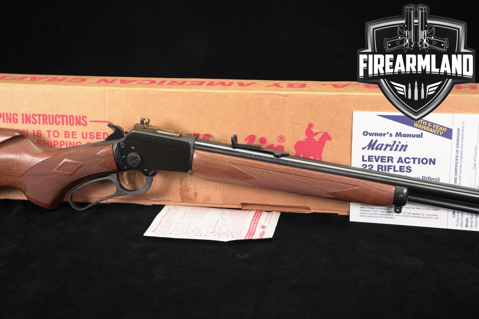 2008 Marlin Firearms Co. Model 39A Original Golden .22 LR Blued & Wood in Very Good Condition Thumbnail
