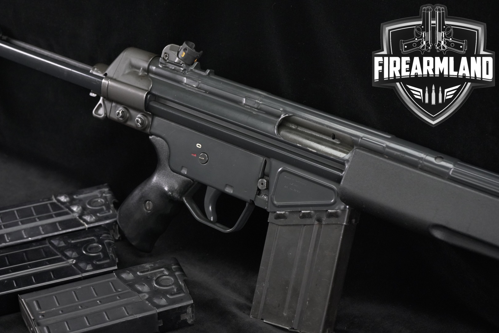 1981 Heckler & Koch (H&K, HK) HK91 A3 .308 Win. HK Black/Gray in Good Condition Thumbnail