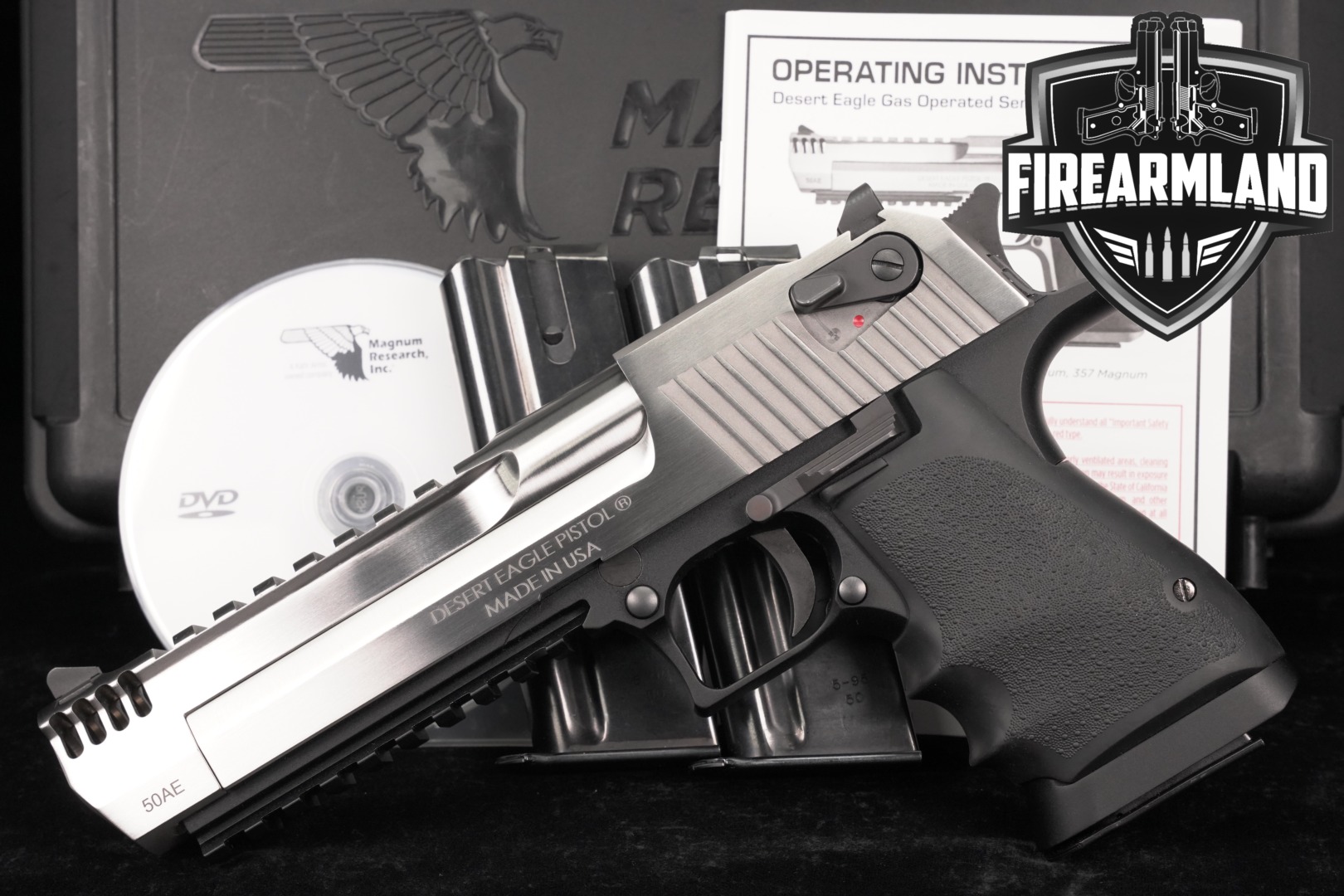 DEAGLE Magnum Research Desert Eagle Mark XIX L6 IMB 50 AE MK 19 +3 MAGS-img-0