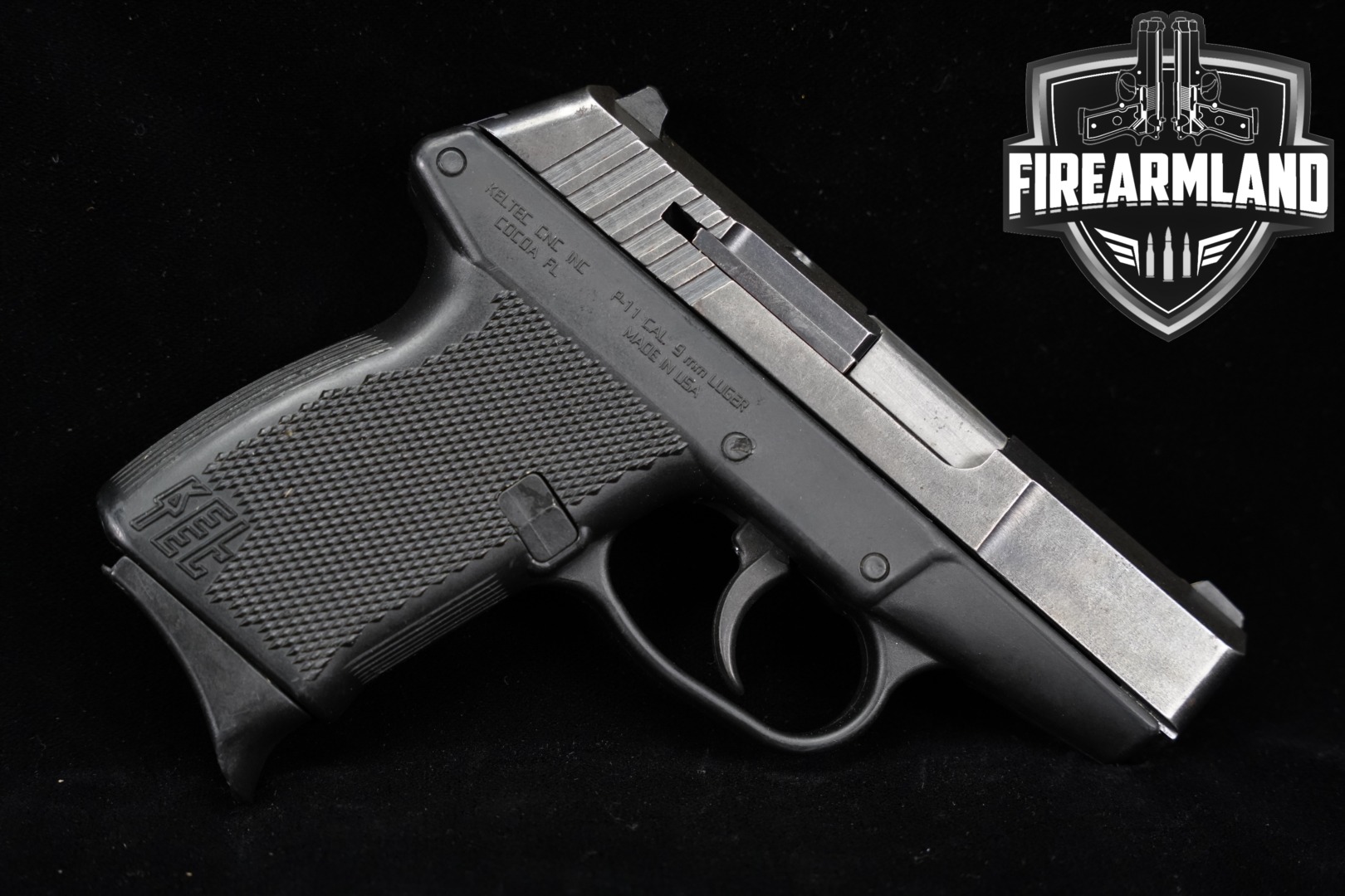 Kel-Tec P-11 9mm Luger Two-Tone Silver & Black in Good Condition Thumbnail