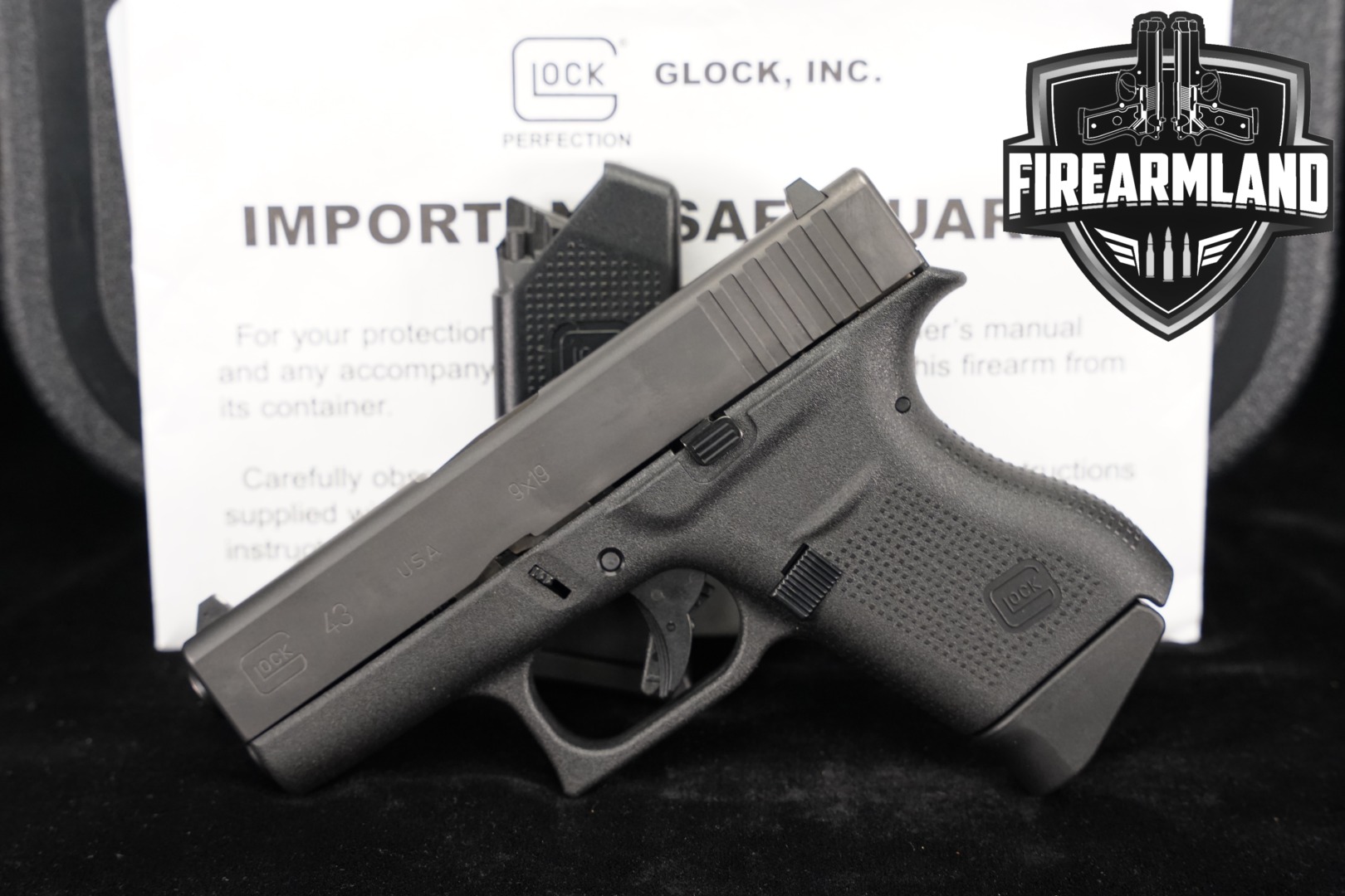 Glock 43 9mm Luger Black in Good Condition Thumbnail