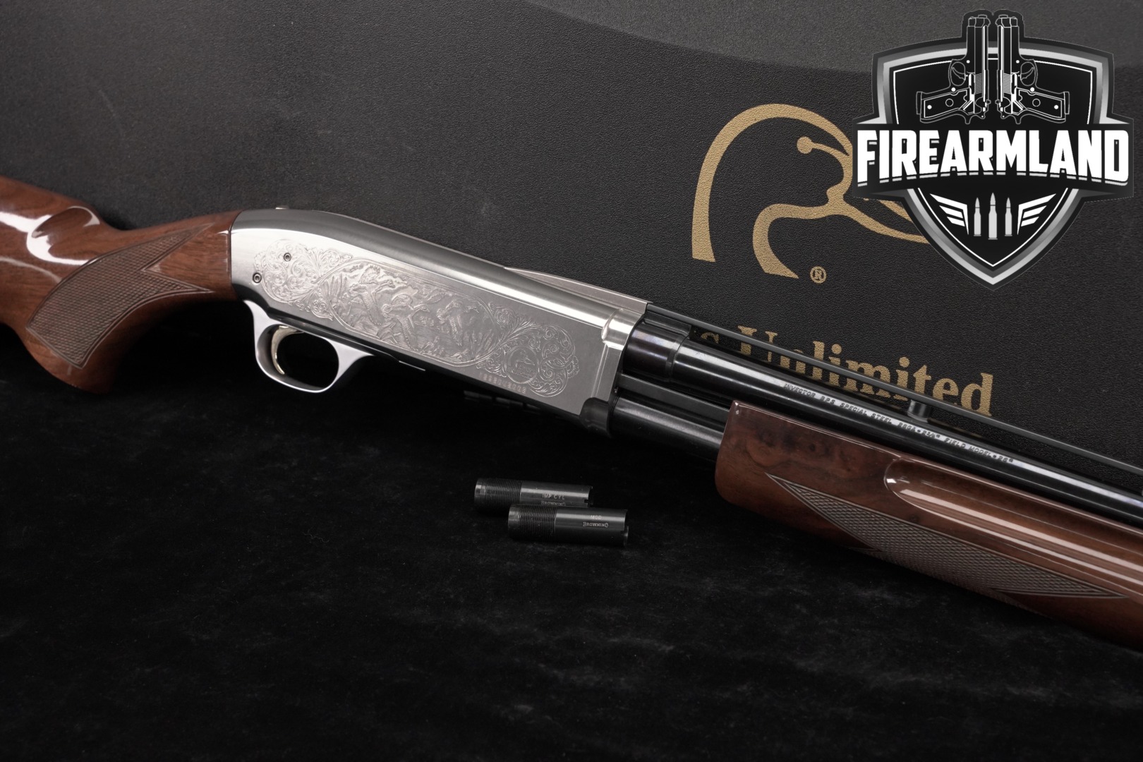 COMMEMORATIVE 2002 Browning BPS Field Model; DUCKS UNLIMITED 26" +ORIG BOX-img-0