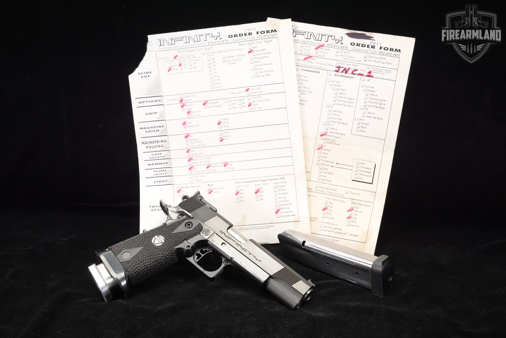 CUSTOM Strayer-Voigt SVI Infinity 2011 40 S&W 1911 BIANCHI +2 MAGS, MORE!-img-2