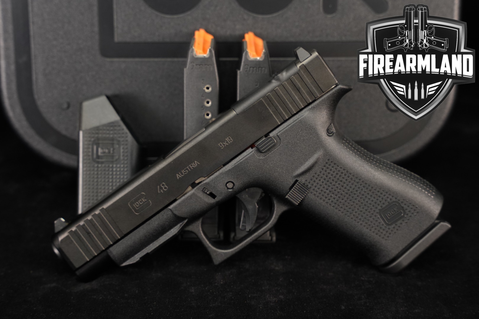 Glock G48 Slimline MOS 9mm Luger Black in Excellent Condition Thumbnail