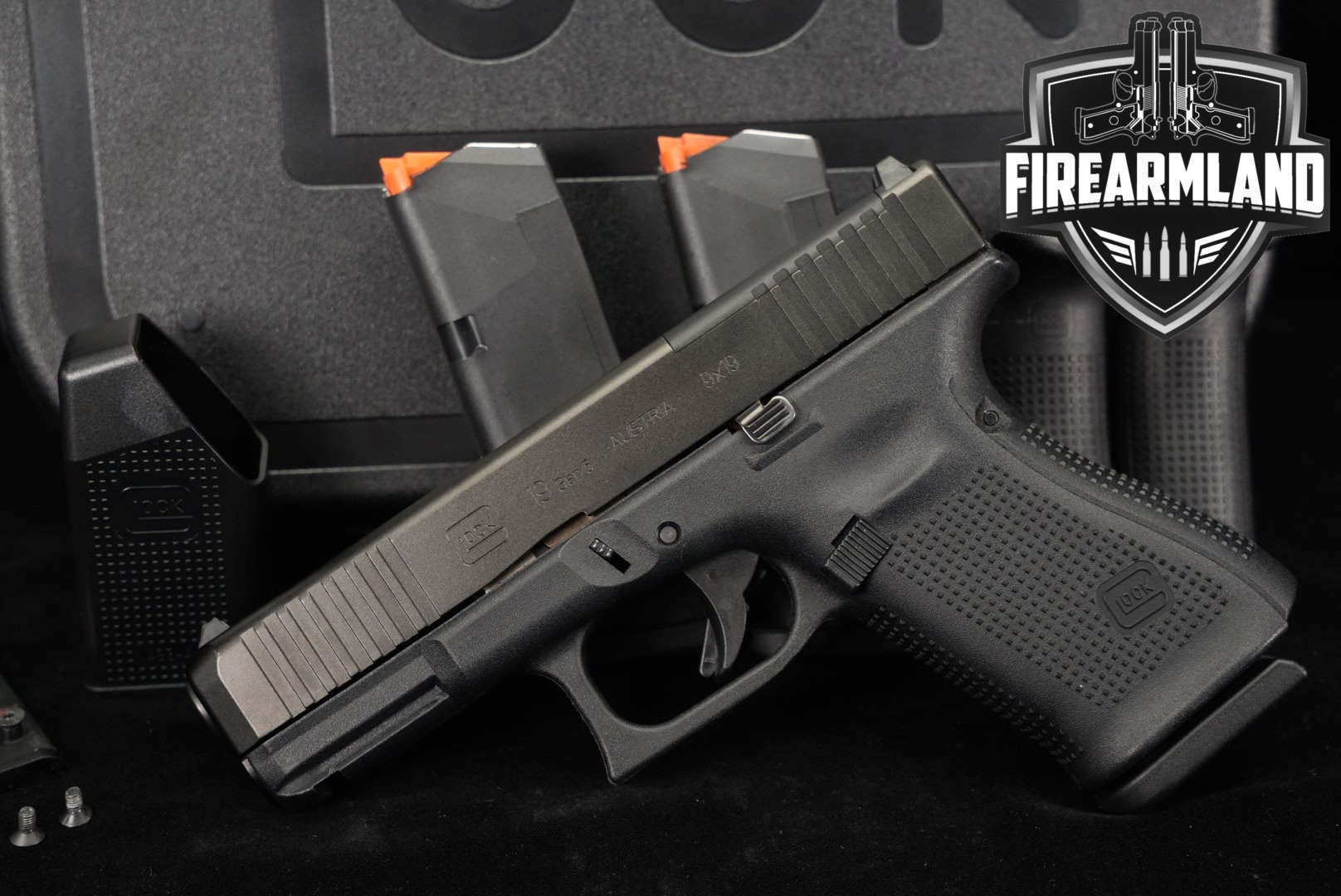 Glock G19 Gen5 MOS FS 9mm Luger Black in Excellent Condition Thumbnail