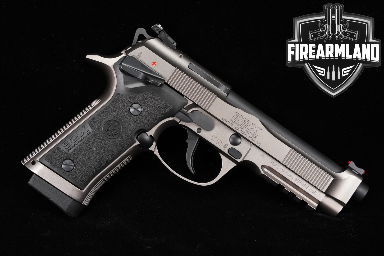 P. Beretta 92X Performance 9mm Luger Nistan in Very Good Condition Thumbnail