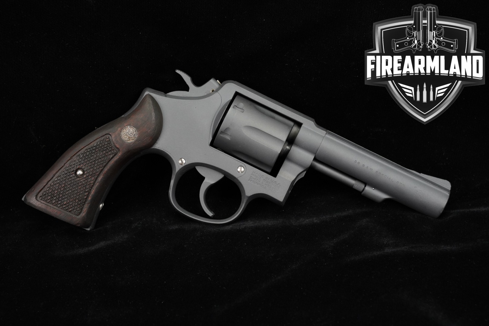 Smith & Wesson Model 10-8 S&W 38 Special 4" Grey DA/SA-img-0