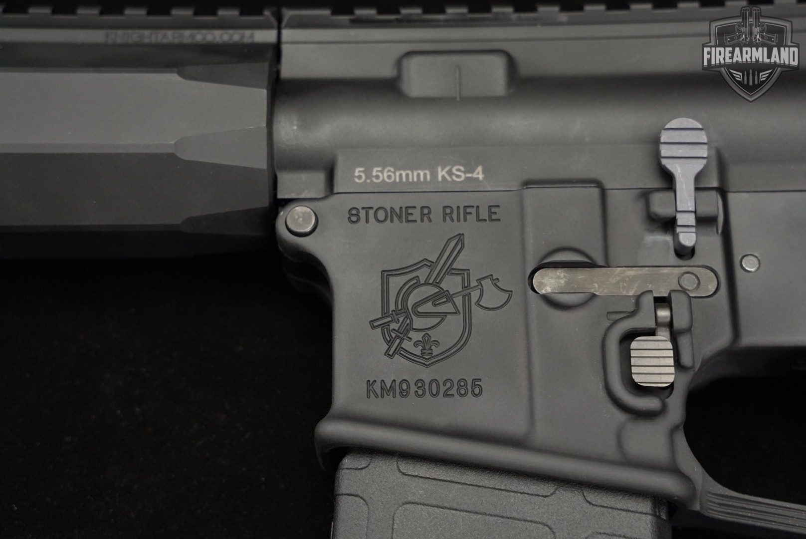 Knights Armament KAC SR-15 KS-4 5.56 NATO AR15 SR15 KS4 Stone Rifle +2 MAGS-img-19