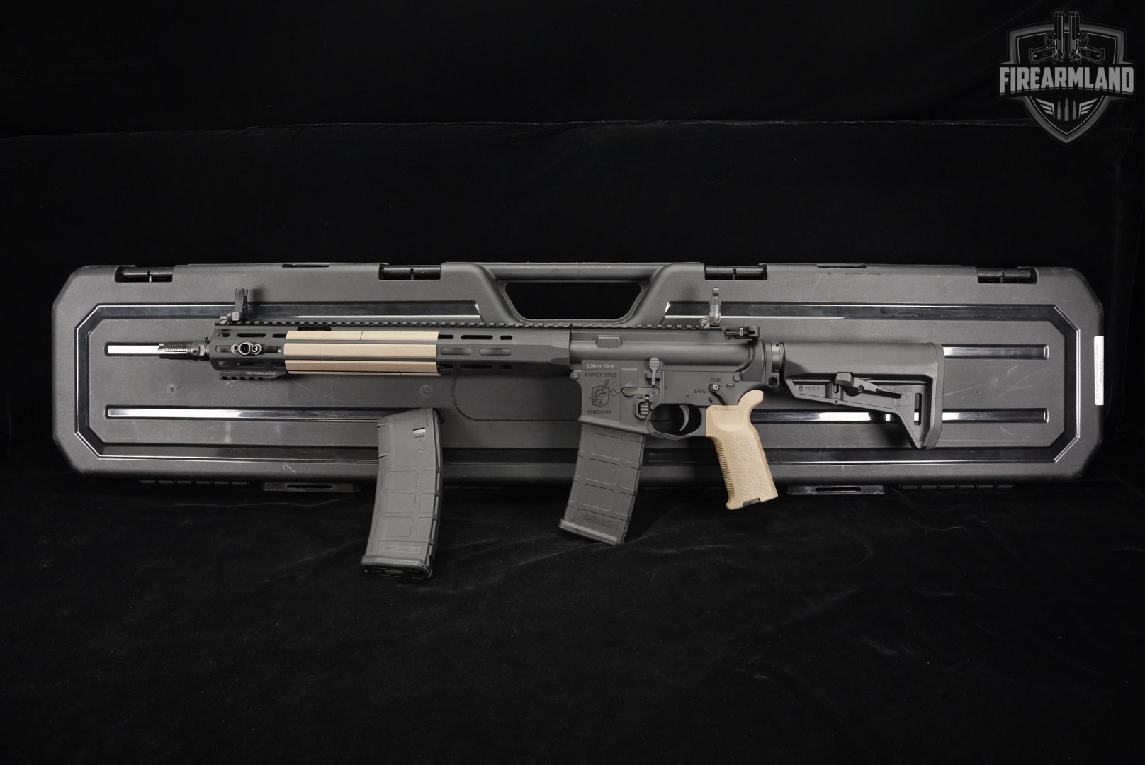 Knights Armament KAC SR-15 KS-4 5.56 NATO AR15 SR15 KS4 Stone Rifle +2 MAGS-img-2