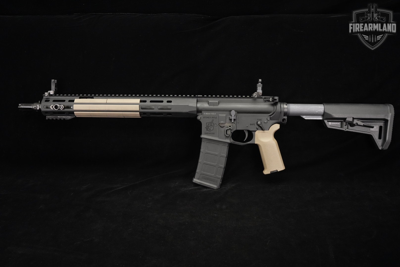 Knights Armament KAC SR-15 KS-4 5.56 NATO AR15 SR15 KS4 Stone Rifle +2 MAGS-img-7