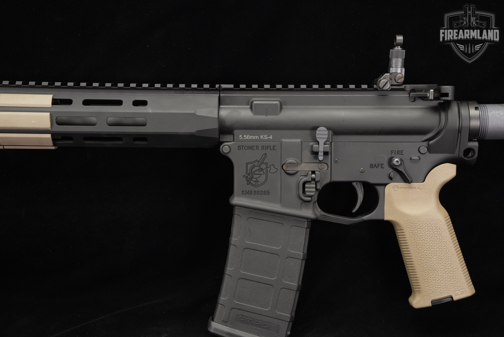 Knights Armament KAC SR-15 KS-4 5.56 NATO AR15 SR15 KS4 Stone Rifle +2 MAGS-img-9