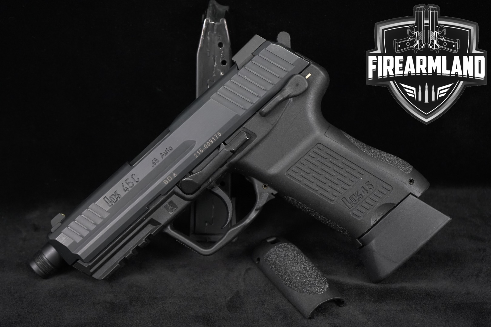 2013 Heckler & Koch (H&K, HK) HK45 Compact Tactical .45 ACP Black in Very Good Condition Thumbnail