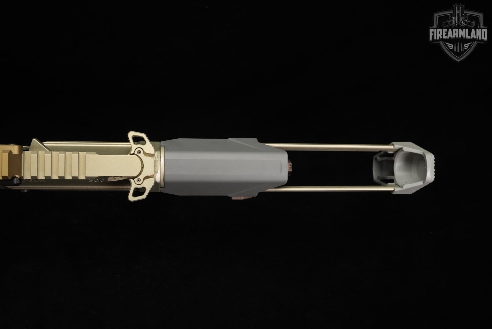 SBR Q Honey Badger 300 Blackout AR-15 AR15 7" FDE & Gray SOCOM BRAKE, UNITY-img-11