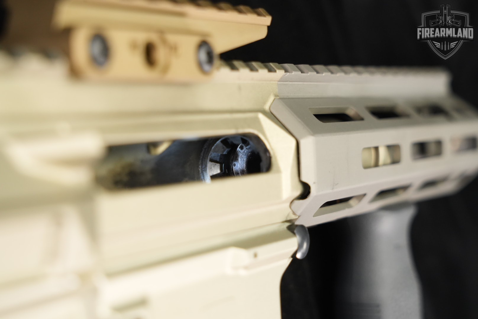 SBR Q Honey Badger 300 Blackout AR-15 AR15 7" FDE & Gray SOCOM BRAKE, UNITY-img-16
