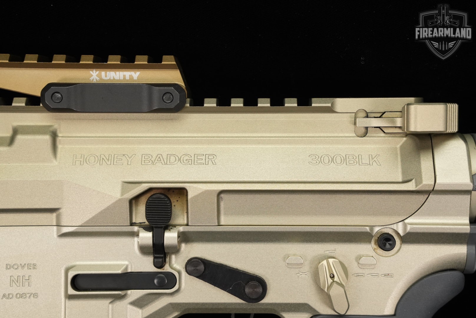 SBR Q Honey Badger 300 Blackout AR-15 AR15 7" FDE & Gray SOCOM BRAKE, UNITY-img-19