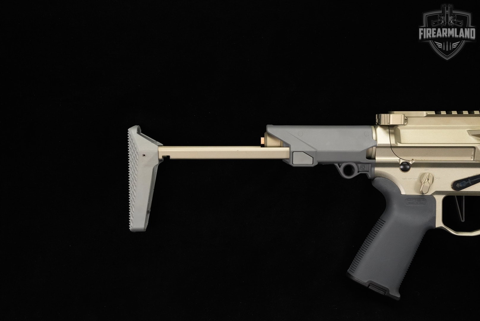 SBR Q Honey Badger 300 Blackout AR-15 AR15 7" FDE & Gray SOCOM BRAKE, UNITY-img-5