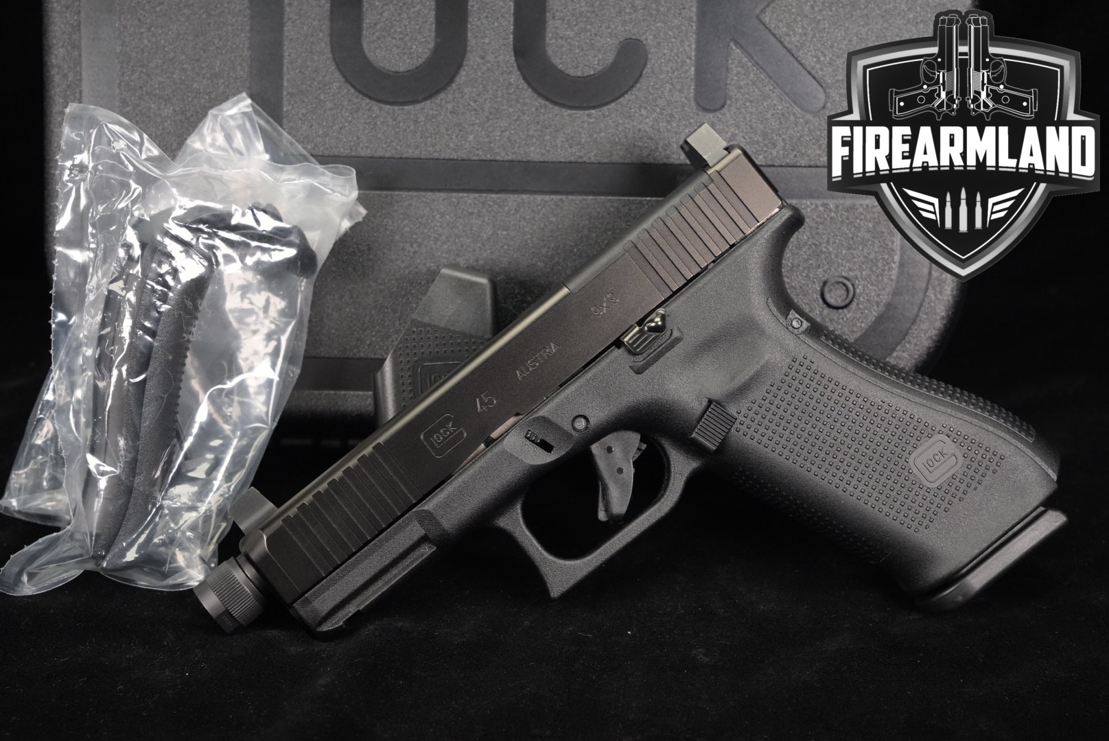 Glock G45 Gen5 MOS 9mm Luger Black in Excellent Condition Thumbnail