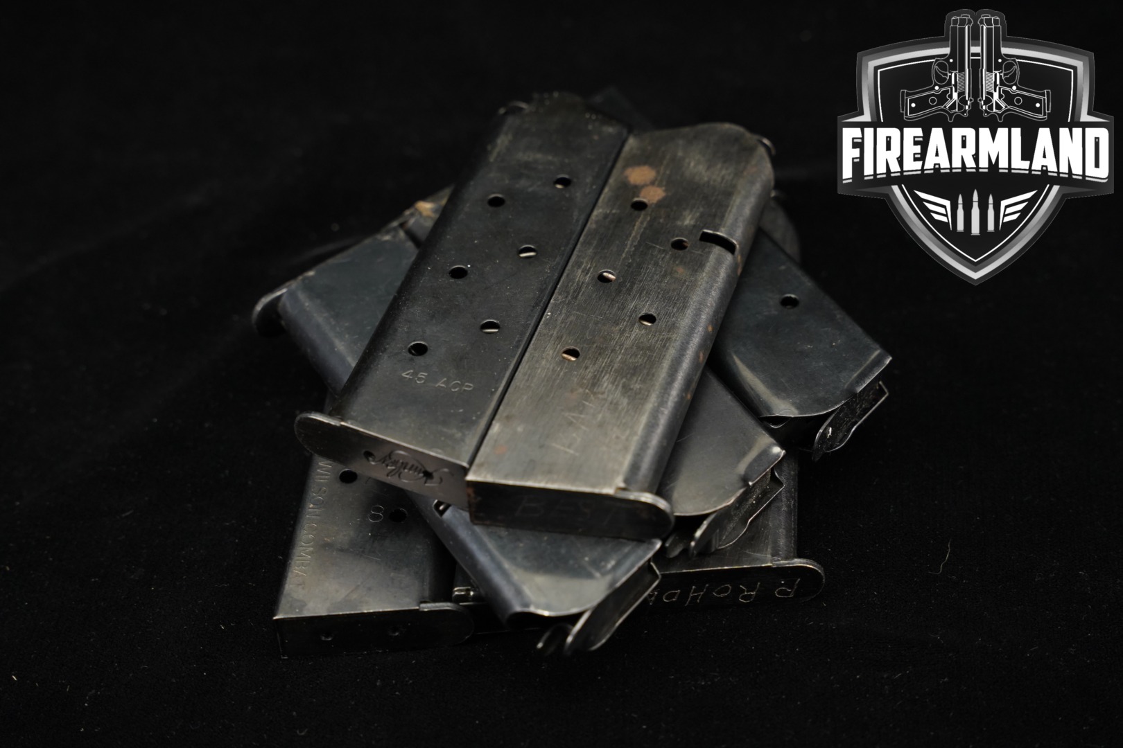 Multiple Manufacturers EIGHT (8) 1911 Magazines .45 ACP in Very Good Condition Thumbnail