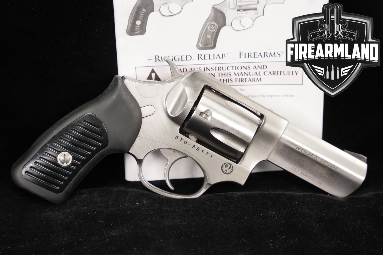 2016 Sturm Ruger SP101 .357 Mag. Satin Stainless in Very Good Condition Thumbnail