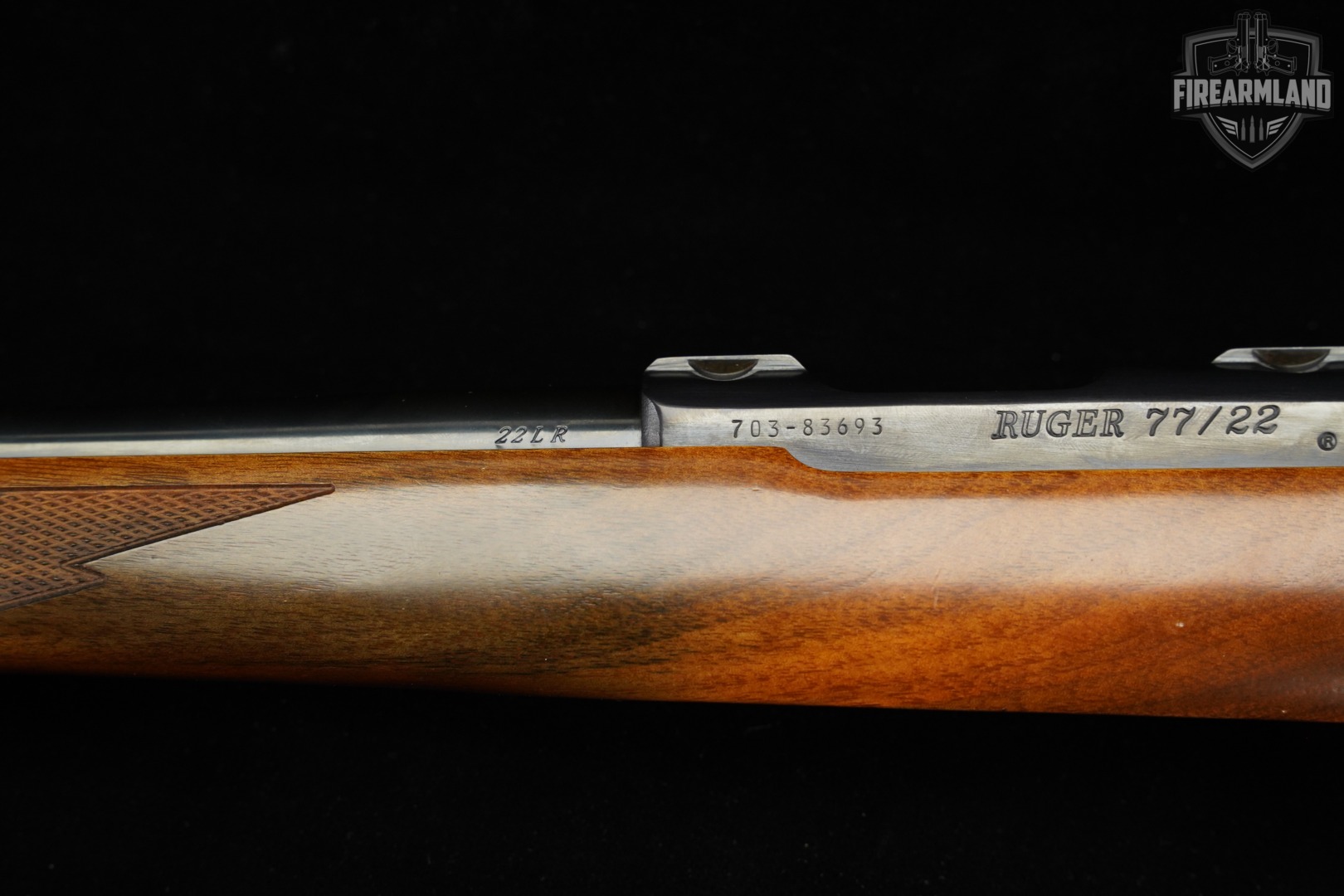 Ruger 77/22 22LR 20 Blued & Walnut 7722 +6 MAGS-img-21