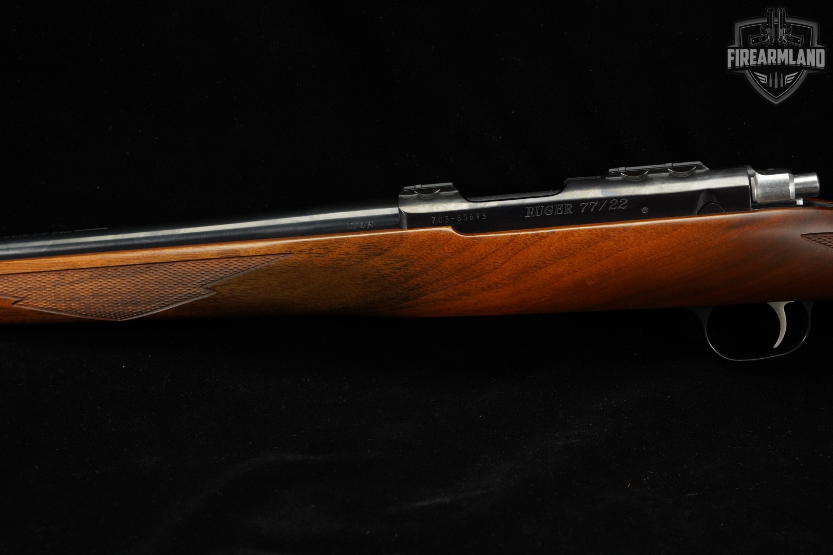 Ruger 77/22 22LR 20 Blued & Walnut 7722 +6 MAGS-img-8
