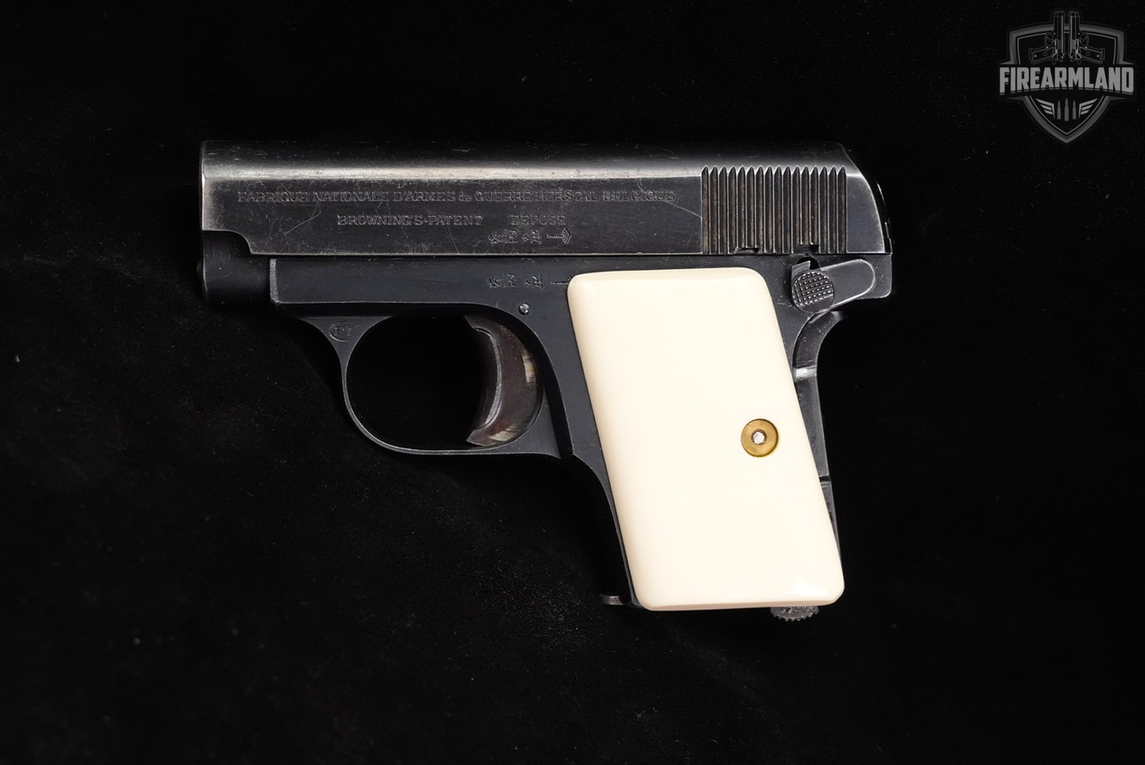 FN Model 1906 Vest Pocket 25 ACP 2.1 Blued M1906 +HOLSTER-img-3